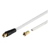 Vivanco SAT Anschlusskabel Set, 110dB, 10m (44060) Audio- & Video-Kabel