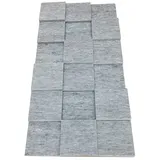 Silenti Akustikpaneel CubeLevel  (Hellgrau, 100 cm x 50 cm x 80 mm, 100 % Polyester)