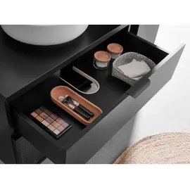 BASIC by Balculina Waschbeckenunterschrank Diosa 80 x 55 x 46 cm Schwarz