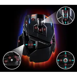 MAD CATZ M.M.O. 7+ Schwarz