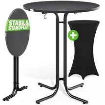 CASARIA Stehtisch 80 cm Grau
