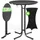 CASARIA Stehtisch 80 cm Grau
