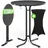 CASARIA Stehtisch 80 cm Grau