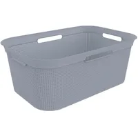 Rotho Wäschekorb Brisen 41 L misty blau