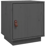 vidaXL Nachtschrank 40 x 34 x 45 cm Grau