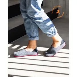 Gottstein Wool Slip-On Filzhausschuh grau