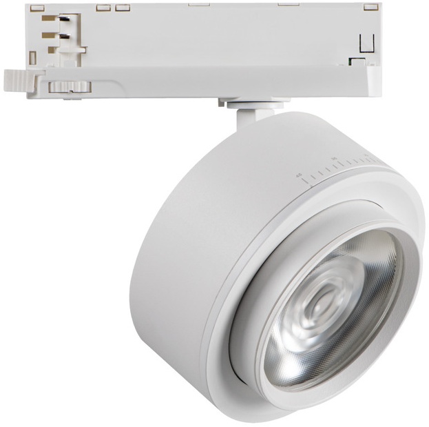 Kanlux LED-Stromschienen-Strahler "BTL" 38W 930 15°-45° verst. Abstrahlwinkel Weiß