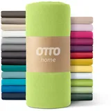 OTTO home Spannbettlaken Paprika Microfaser 160 x 200 cm grün
