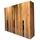 aea Kleiderschrank 230 x 230 x 60,5 cm Braun
