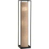 Fischer & Honsel Stehleuchte 3-fach E14 Stoffschirm sandfarben Leinen sandschwarz 40455