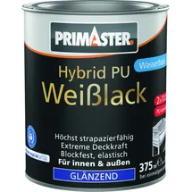 Primaster Hybrid PU-Weißlack weiß glänzend 0,375 l