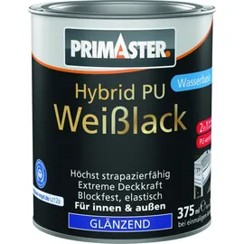 Primaster Hybrid PU-Weißlack weiß glänzend 0,375 l
