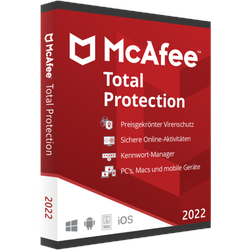 McAfee Total Protection  ; 1 Gerät 1 Jahr