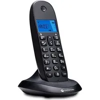 Motorola TELEFONO INALAMBRICO DECT DIGITAL MOTOROLA C1001CB+, Telefon, Schwarz
