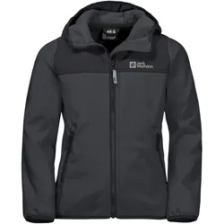 Jack Wolfskin Softshelljacke Fourwinds (wind-& wasserabweisend) phantomgrau Kinder