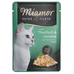 Miamor Feine Filets in Jelly Thunfisch & Gemüse 96x100 g