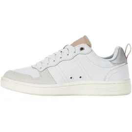 K-Swiss Lozan Sneaker, White/Warm Taupe/StarWhite/Silver, 42 EU