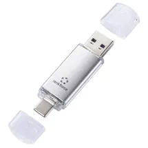 Renkforce RF-USBOS-230 USB-Stick 64GB Silber RF-6688140 USB-A, USB-C®