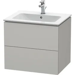 Duravit WTU wandh. L-Cube 481x620x550mm 2 SchKa, f.233663, Betongrau Matt