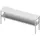 Stalgast Aufsatzbord mit zwei Etagen, 1600x300x700 mm, verschweißt