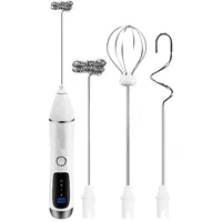Elektrische Milchaufschäumer, Handheld Milchschäumer Stab Für Kaffee, Latte Macchiato, Cappuccino, Matcha, Kaffeemixstab Batteriebetriebene Milchaufschäumer Getränkeaufschäumer Für Eier, Latte