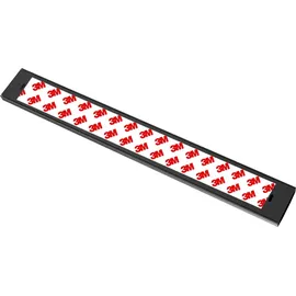 conecto Kabelkanal aus Kunststoff zum Kleben oder Schrauben inkl. 3M Klebeband, 50 cm, schwarz