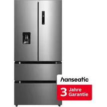 Hanseatic HFD18983CWDI French Door (512 l, 1898 mm hoch, Edelstahl)