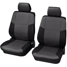 HP Autozubehör Autositzbezüge, Sylt VS 4tlg. Sitzbezug 4teilig Polyester Schwarz Fahrersitz, Beifahrersitz