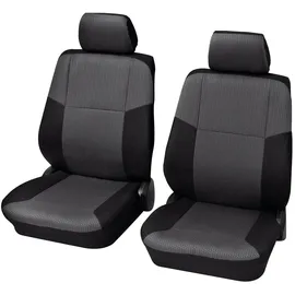 HP Autozubehör Autositzbezüge, Sylt VS 4tlg. Sitzbezug 4teilig Polyester Schwarz Fahrersitz, Beifahrersitz