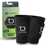 TapeDesign Schienbeinschoner Kids 3in1 Sleeve – Ultraleicht & rutschfest schwarz Kinder, Einheitsgröße