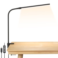 Lepro LED Schreibtischlampe Klemmbar, Tischlampe Architektenlampe mit Schwenkarm, Augenschutz