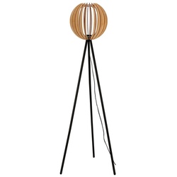 Envostar - Clay Stehleuchte Black/Wood - cm - 172 cm