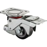 BS Rollen Heberolle W120.C10.080 Lenkrolle mit Feststeller, Raddurchmesser 80 mm,