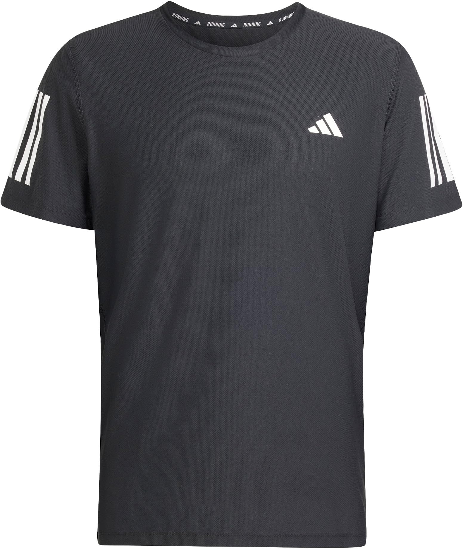 adidas Men's Own The Run Tee T-Shirt, Black, M