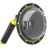 TELESIN Wasserdichtes Kuppelport Für DJI Action 3/4 (4), Action Cam Zubehör, - Clear