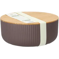 chic.mic bioloco plant deluxe salad bowl elderberry Salatschüssel Deckel lila