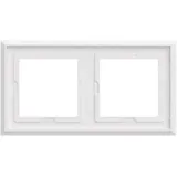 Homematic IP Glasrahmen 2-fach Weiß