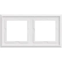 Homematic IP Glasrahmen 2-fach Weiß