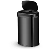 Juskys Automatik Mülleimer mit Sensor - Schwarz