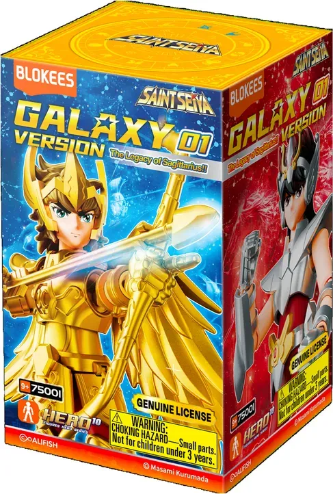 Blokees Transformers-Actionfiguren Saint Seiya Galaxy-Version 01, Überraschungs-Actionfiguren-Set, zufälliges Design, Deko für zu Hause, Sammelset, ideales Geschenk für Kinder und Erwachsene