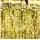Partydeco Hängedekoration Türvorhang Lametta 100x200cm, Gold goldfarben