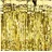 Partydeco Hängedekoration Türvorhang Lametta 100x200cm, Gold goldfarben