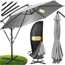 Kesser Ampelschirm Ø 300 cm Grau