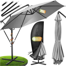 Kesser Ampelschirm Ø 300 cm Grau