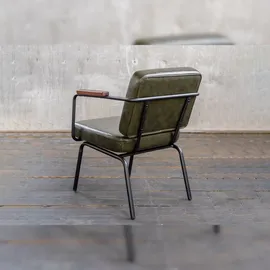 KAWOLA Esszimmerstuhl VISU Stuhl Kunstleder grün