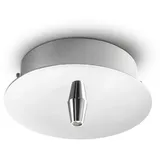 Ideal Lux Baldachin rund 1-fach Ø 10cm Chrom