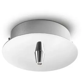 Ideal Lux Baldachin rund 1-fach Ø 10cm Chrom