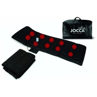 Jocca - Klappbare Massagematratze | Elektrische Massagematte 4 Zonen | Tasche inklusive | Massagematratze 10 Motoren | Einstellbare Intensität