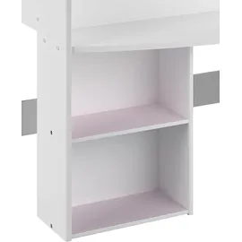 Parisot Hochbett Pirouette 1 90 x 200 cm Holzwerkstoff weiß