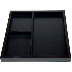 Securit® Kreidetafeltablett mit drei Fächern
